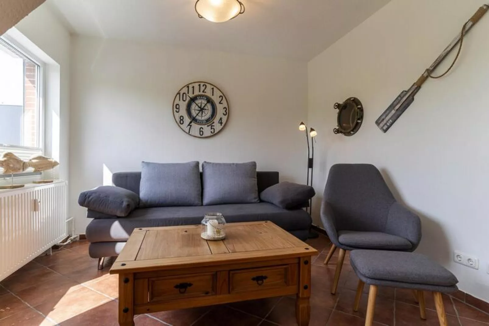 Ferienwohnung Schimmelreiter Büsum-Woonkamer