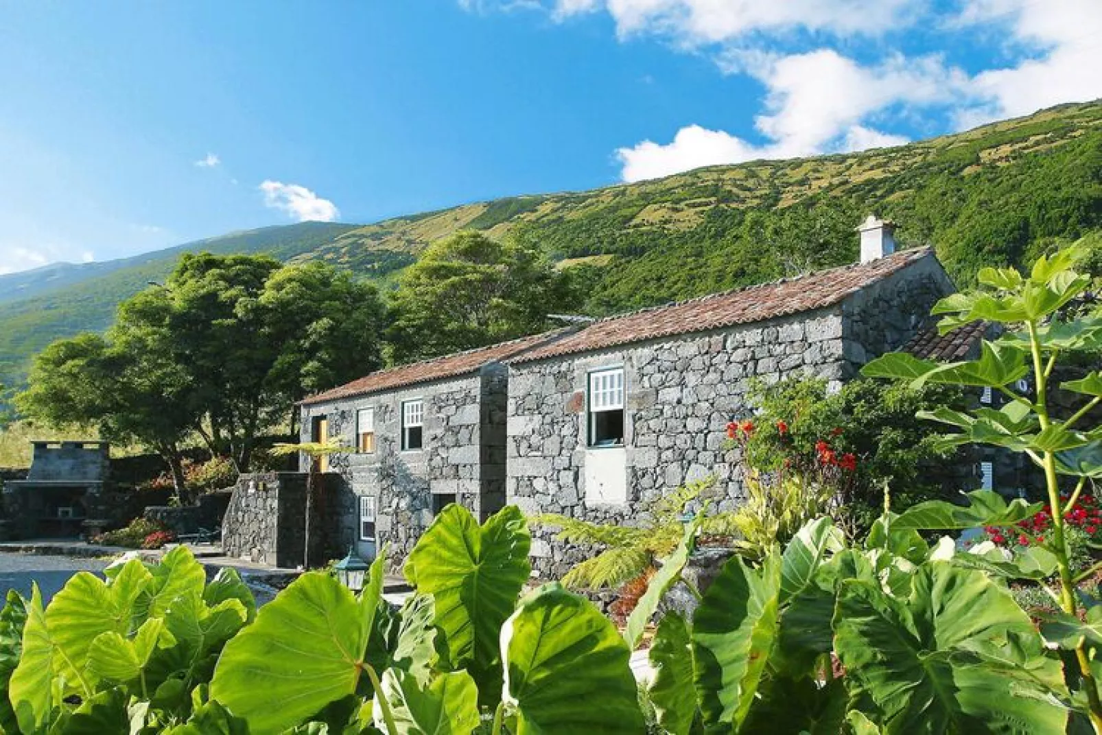Ferienhäuser Adegas do Pico in Prainha // Adega T2 70-90m2 / sea-Buitenkant zomer