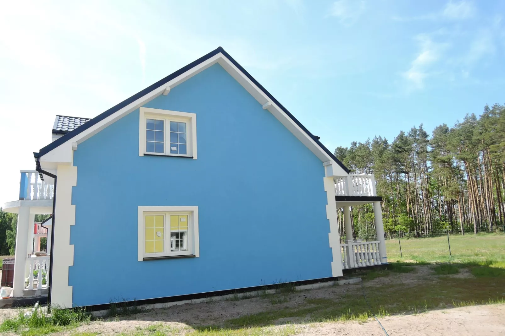 Ferienhaus Kormoran in Nowe Warpno für 10 Personen LUK-Buitenkant zomer