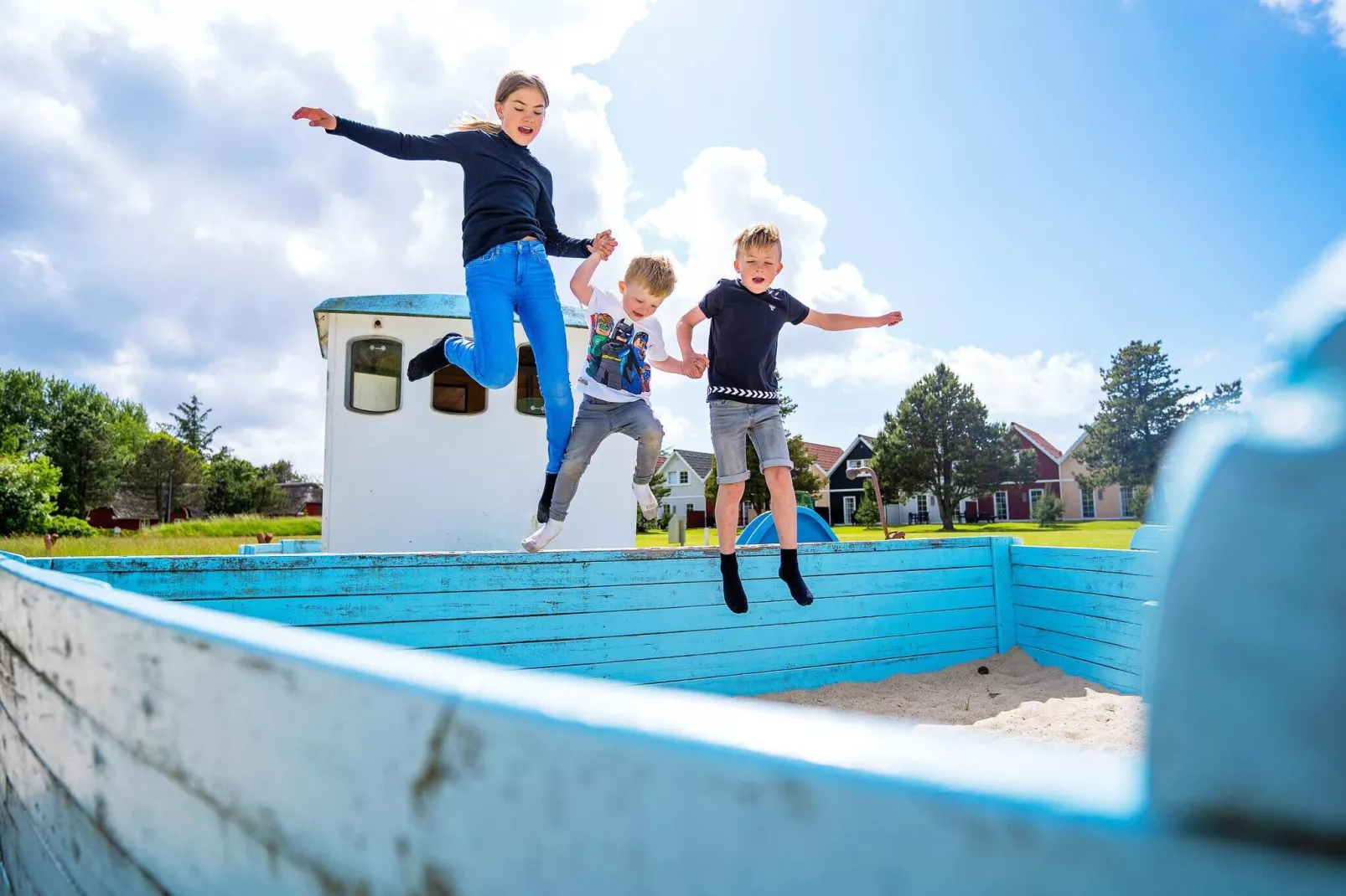 8 persoons vakantie huis op een vakantie park in Blåvand-Zonnekamer