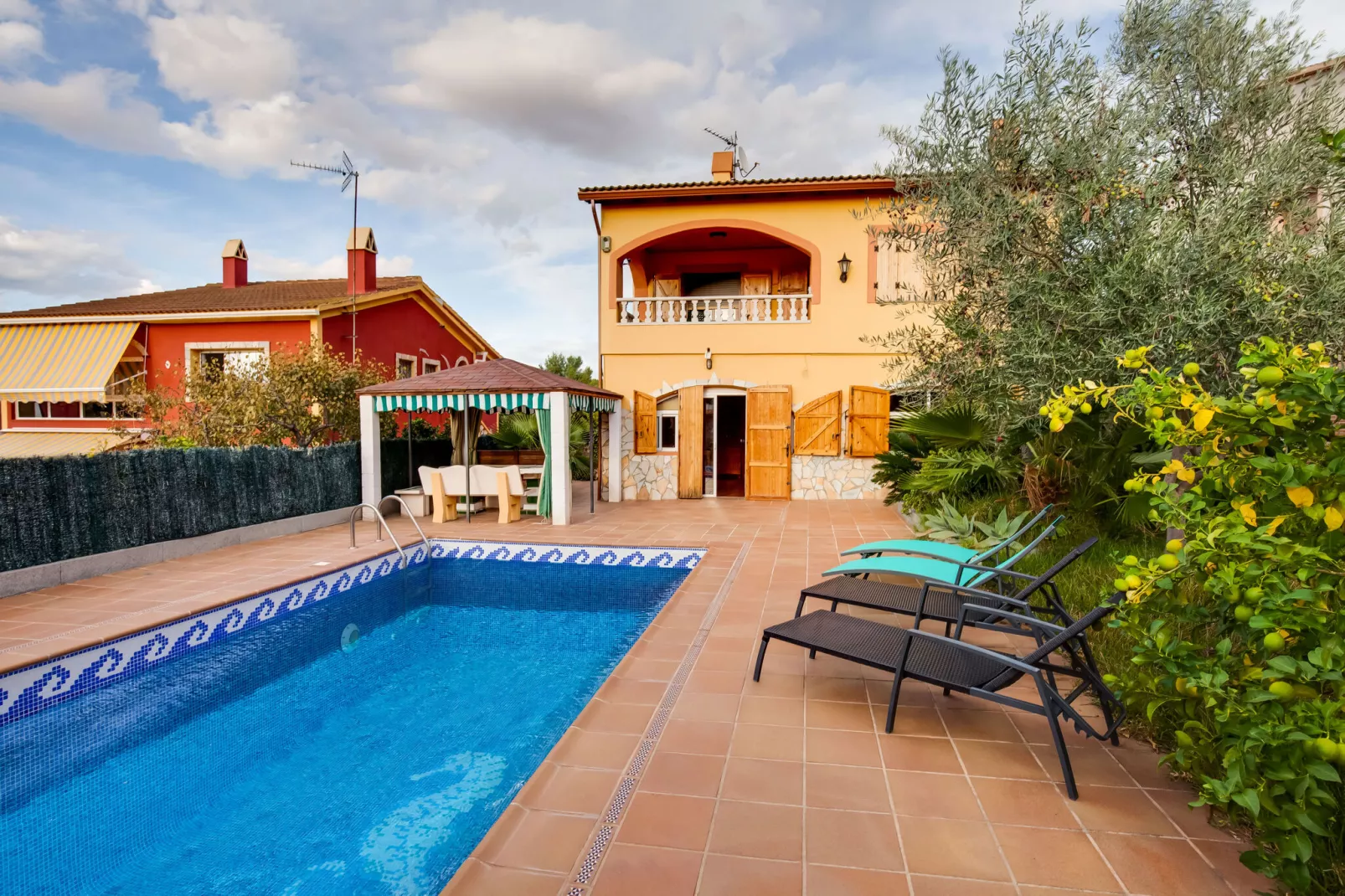 Casa  Las Palmeras-Zwembad