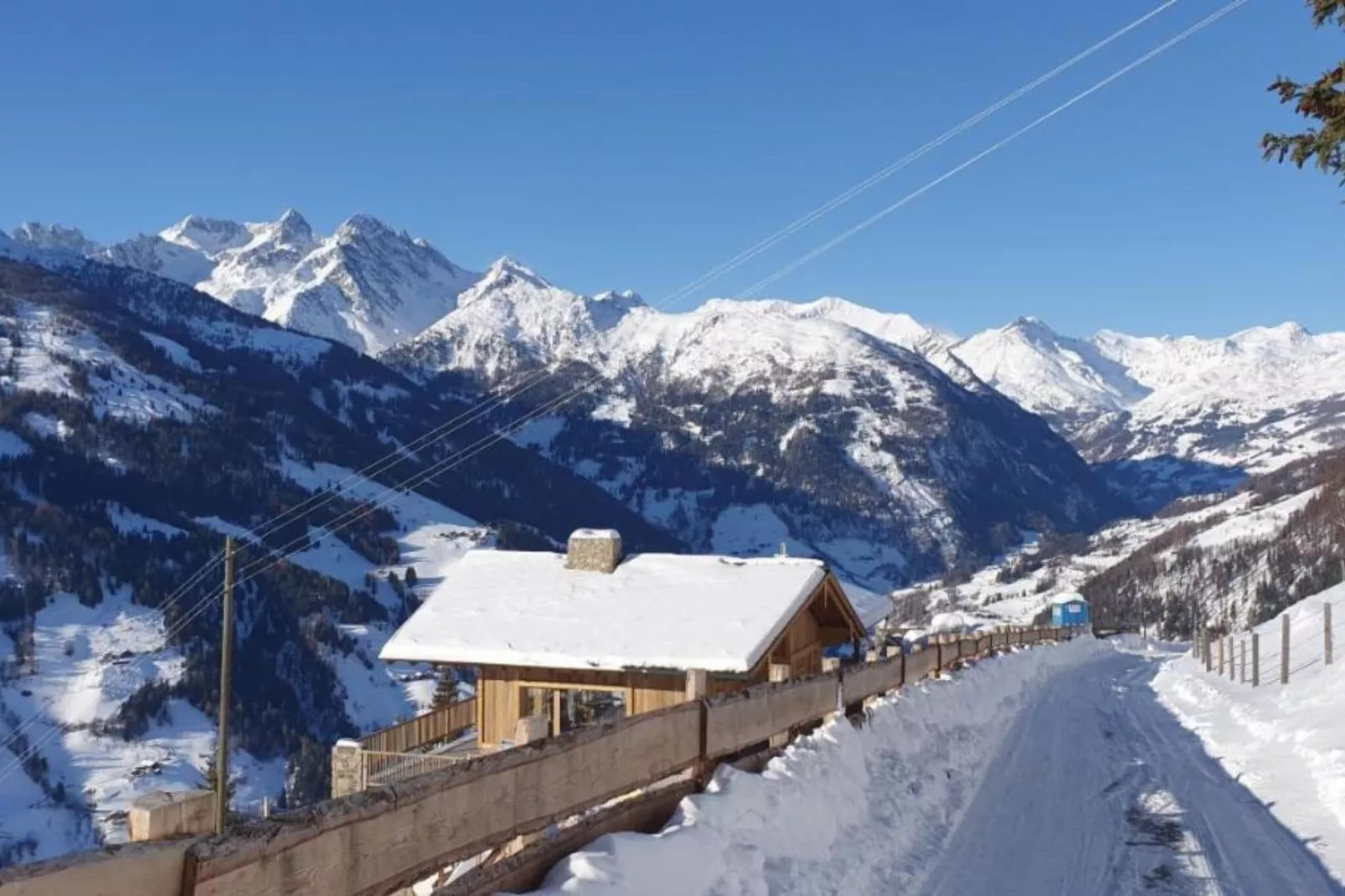 Chalet Die Sagritzerin-Gebied winter 1km