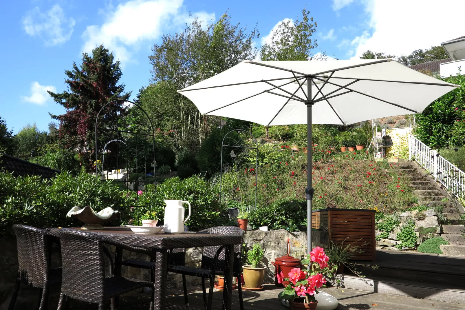 Weserbergland - Bad Pyrmont-Terrasbalkon