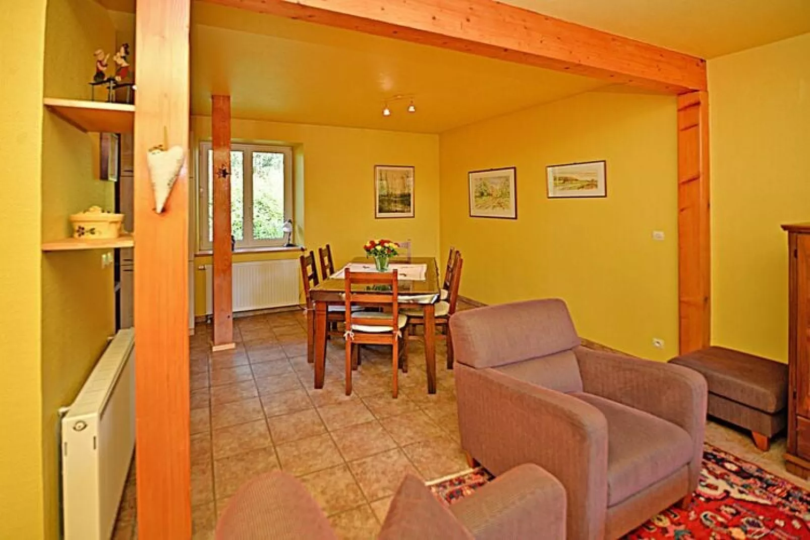Holiday farm Kindwiller / Type A Maison 90 qm-Woonkamer