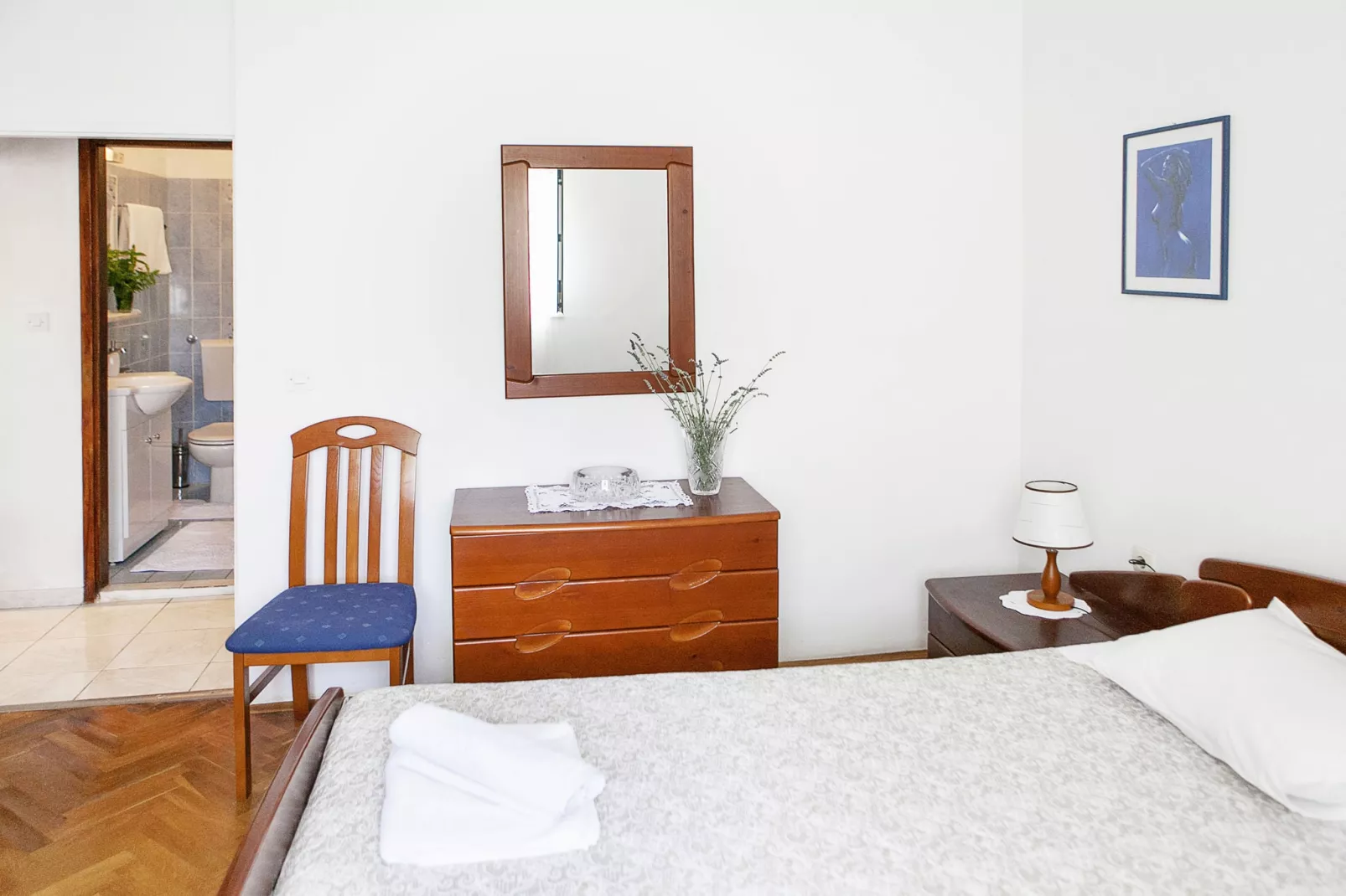 Rose apartment-Slaapkamer