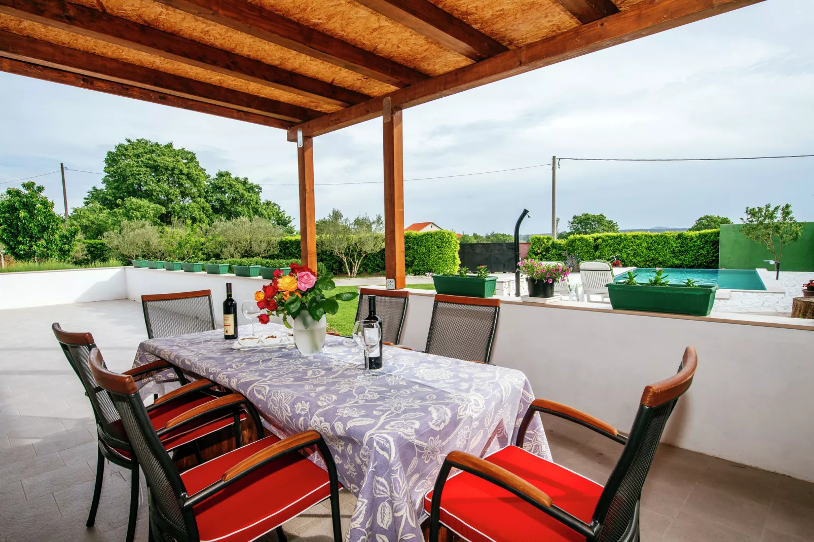 Holiday house Momo-Terrasbalkon