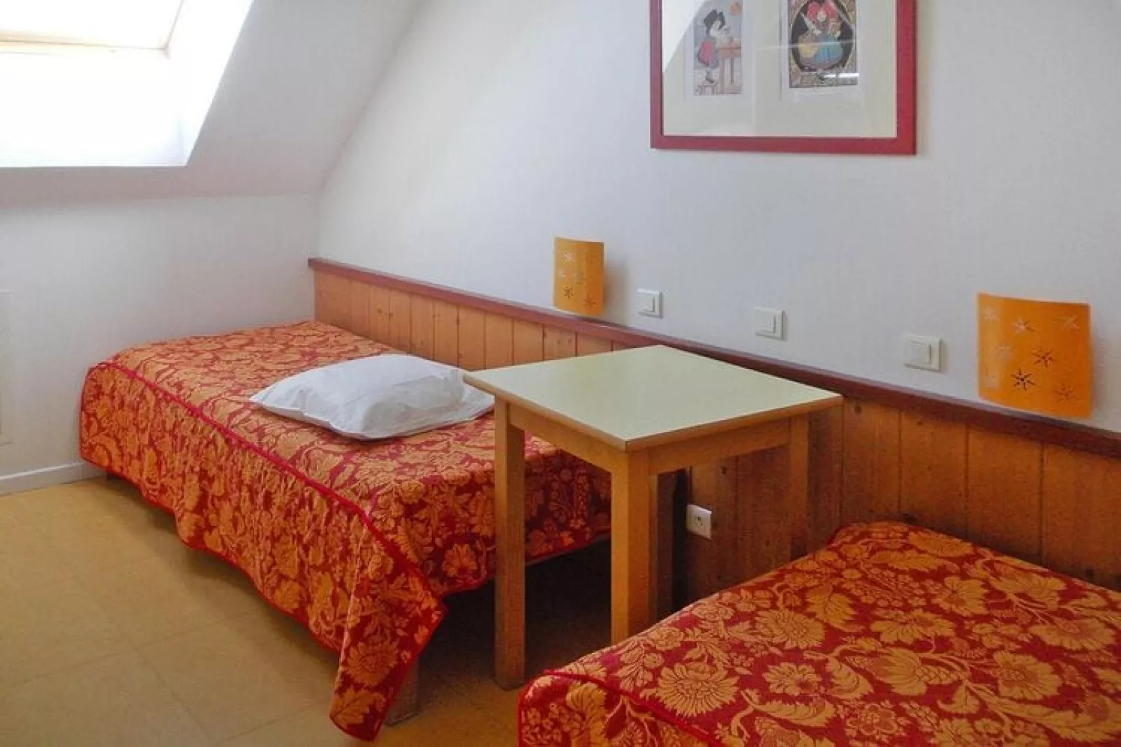 Holiday resort Les Fontaines des Vosges Saales // Gîte 3 pcs 5 pers et 1 bébé-Slaapkamer