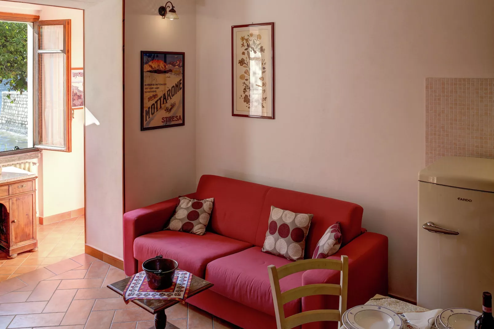 Casa Lamberti dei Pescatori - Rustico-Woonkamer
