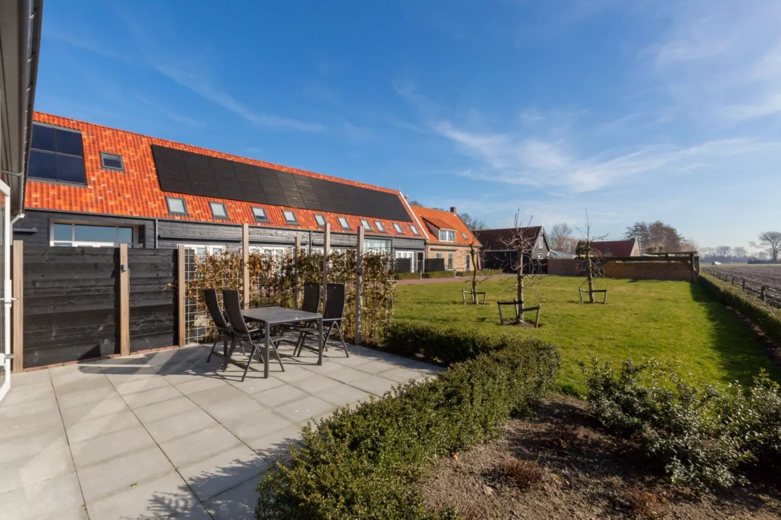 De Zeeuwse Schuur - comfort 3 personen huisdier-Terrasbalkon