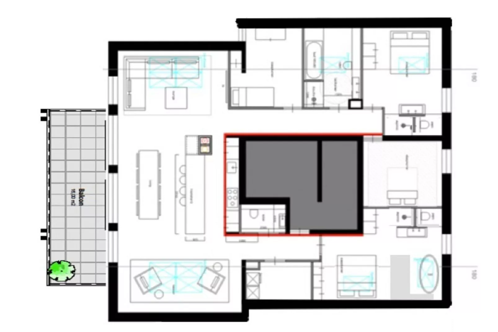 Penthouse 8p.-Sfeer