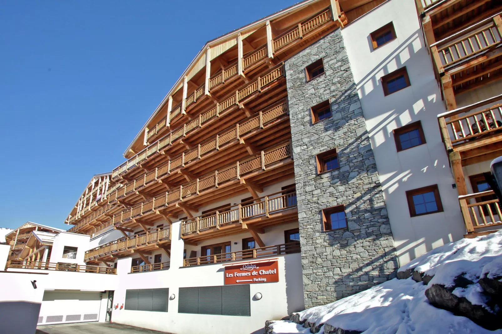 Les Fermes de Chatel 1-Exterieur winter