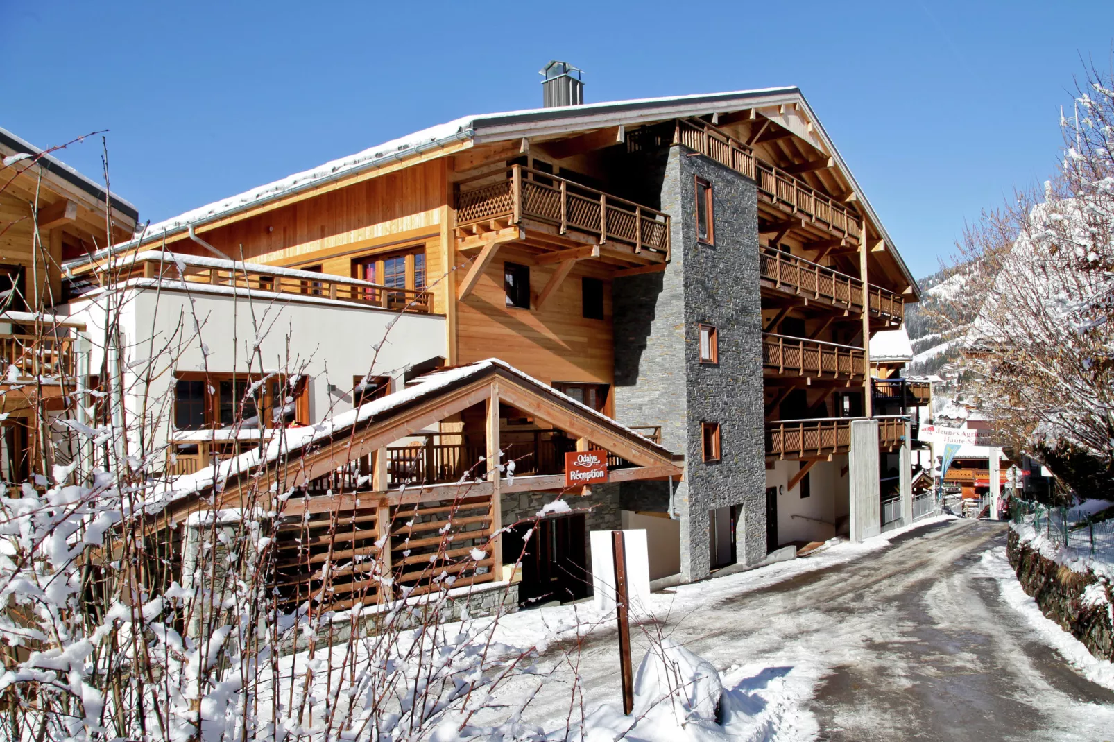 Les Fermes de Chatel 2-Exterieur winter