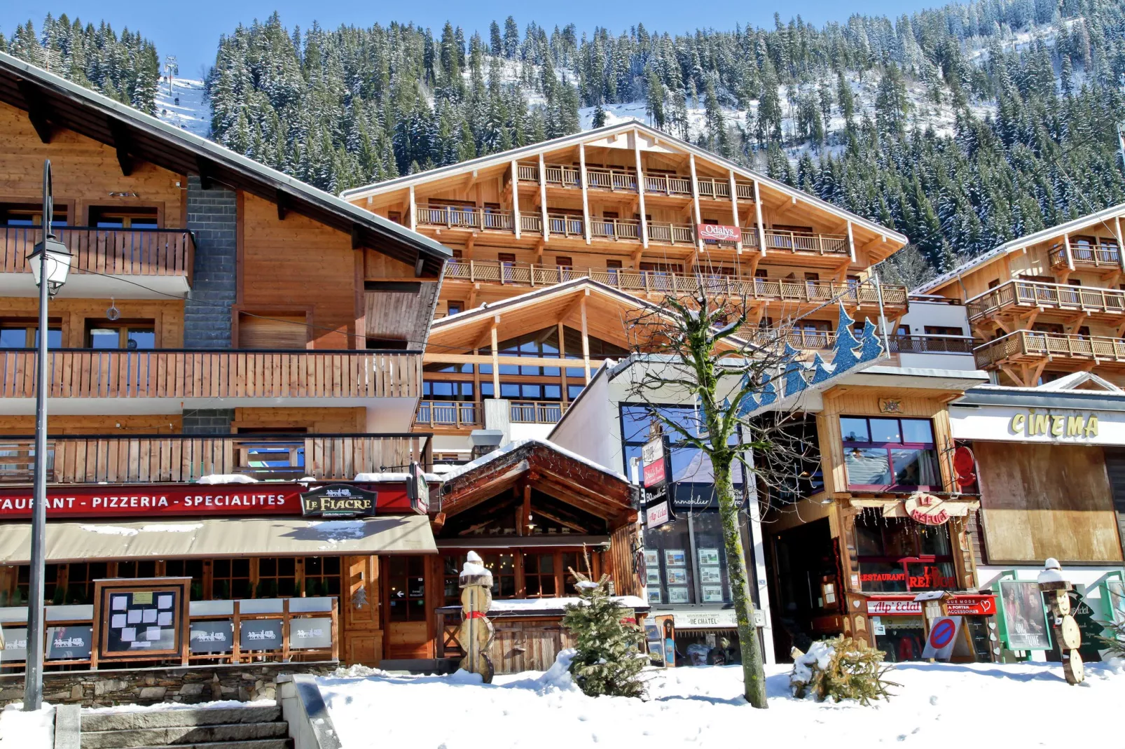 Les Fermes de Chatel 2-Exterieur winter