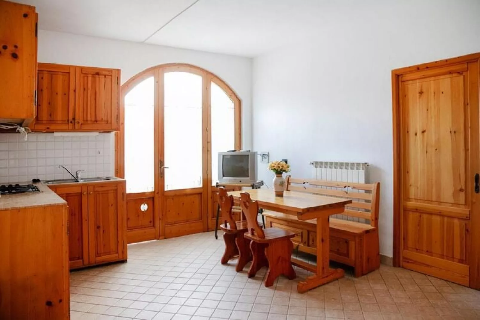 Appartements Villa Morosi Lamporecchio Typ B biloc4 Pers-Woonkamer