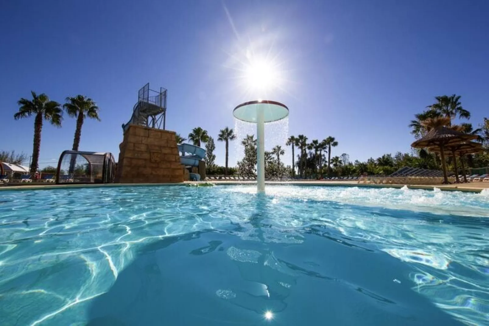 Camping L'Air Marin Vias-Plage  Mobilhome Acapulco 2CH-Zwembad