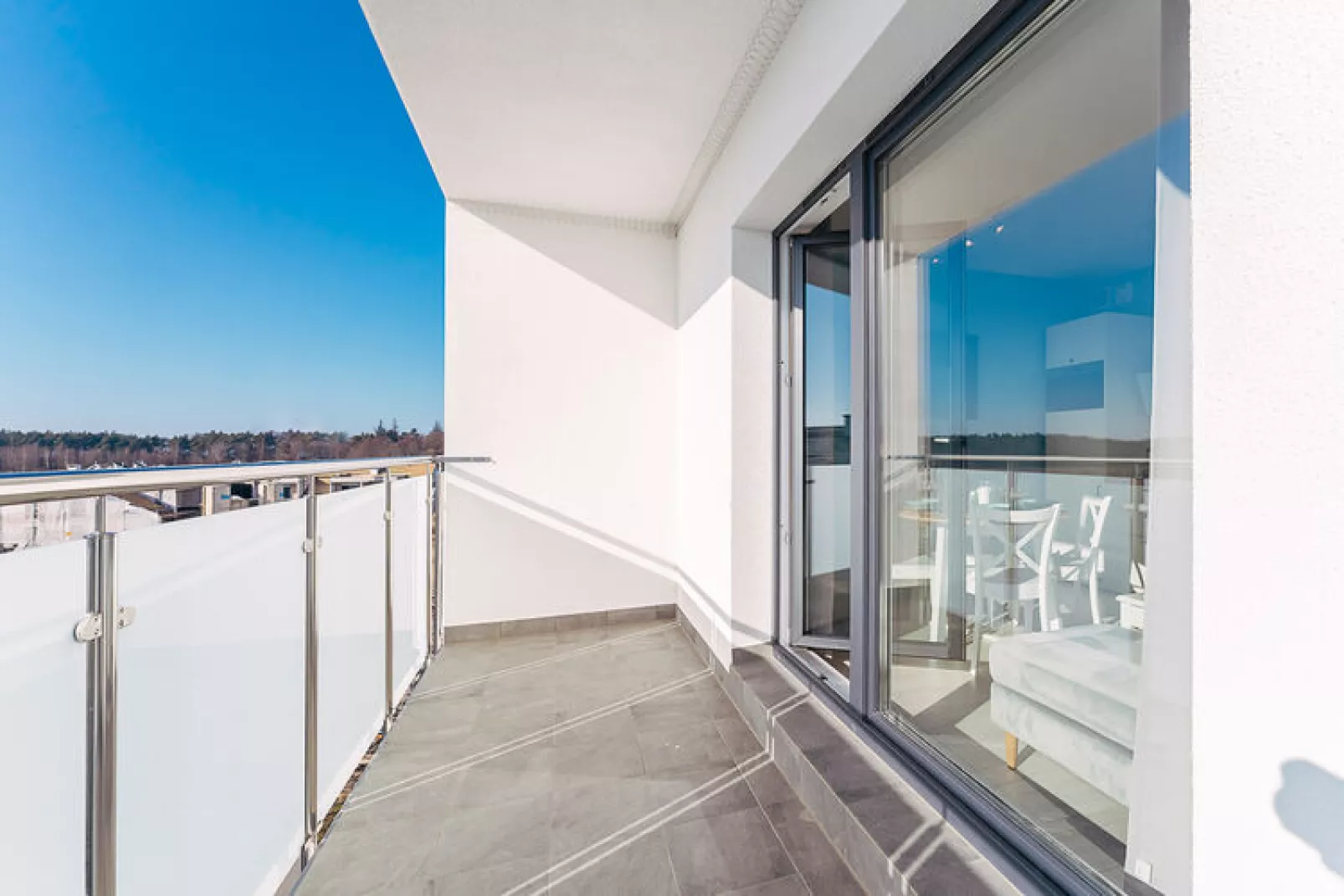 Apartamenty przy Nadmorskiej 104 38m2 Grzybowo-Terrasbalkon