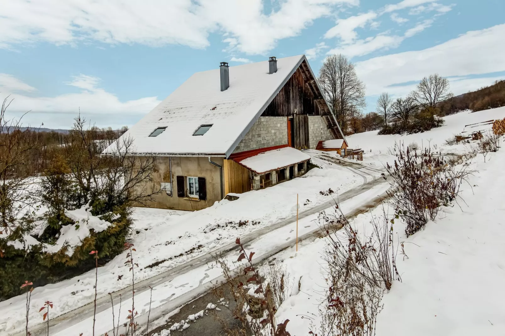 GITE A LA MONTAGNE BUGNY - Gebied winter 5km