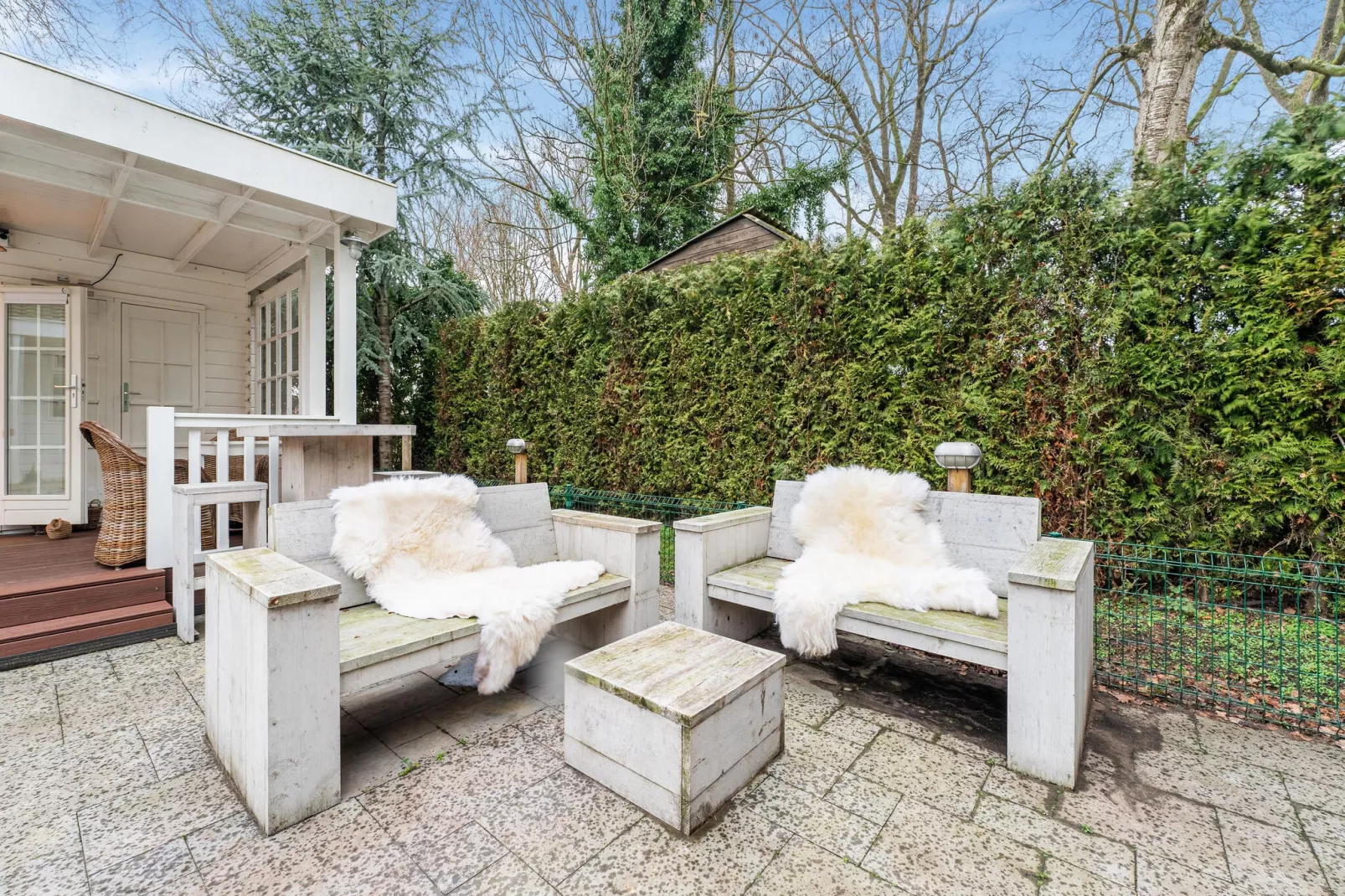 Chalet Kieftveen 2-4pax nr 571 met Jacuzzi-Tuinen zomer