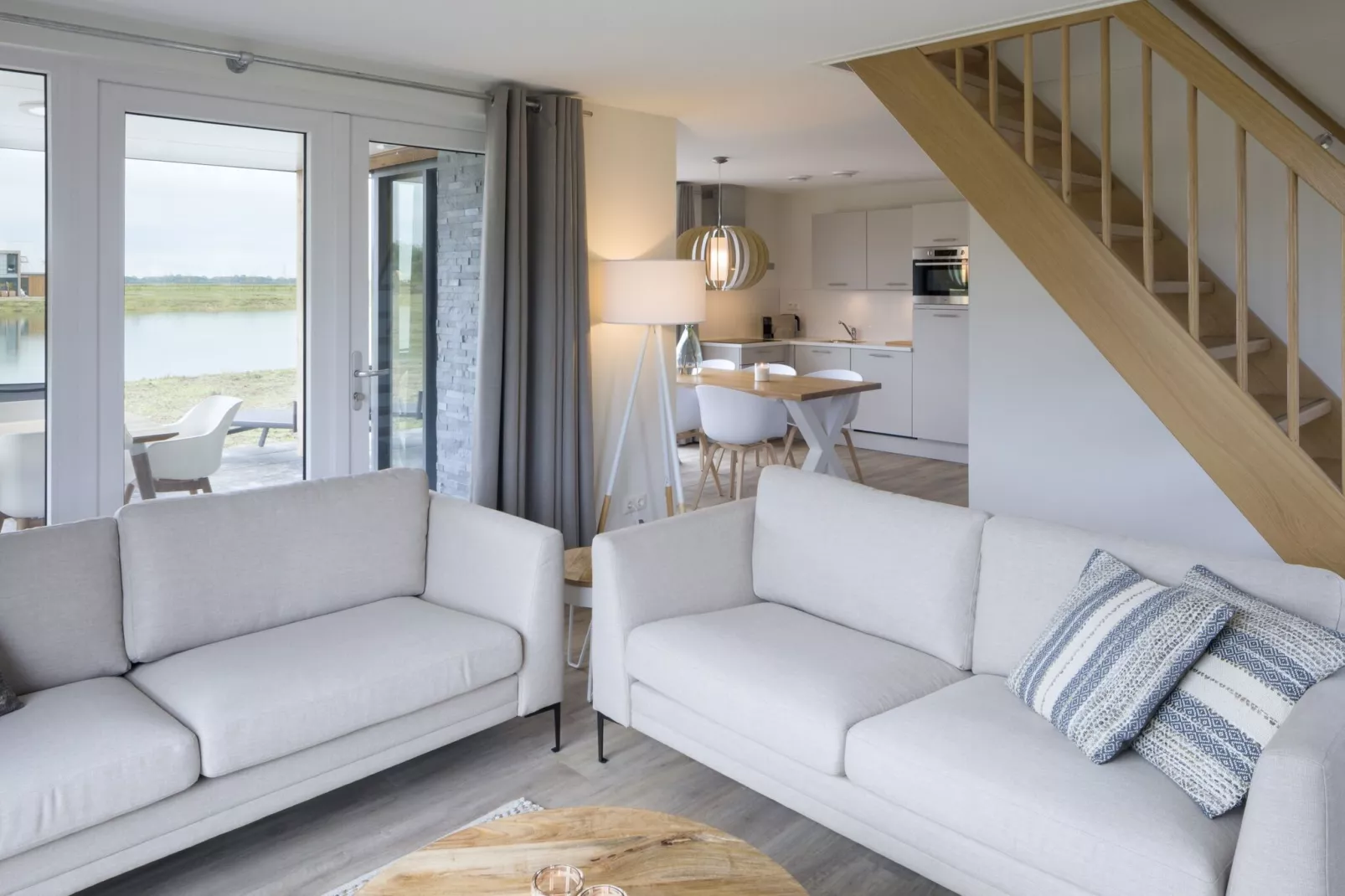 Domein Het Camperveer Veerse Meer 2-Woonkamer