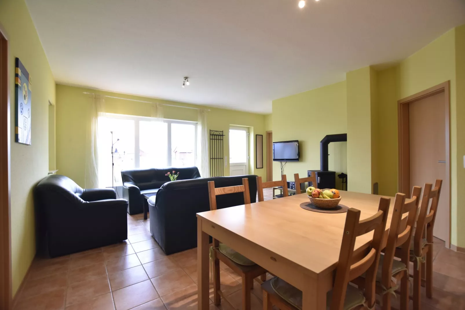 Feriendoppelhaus Z3-Woonkamer
