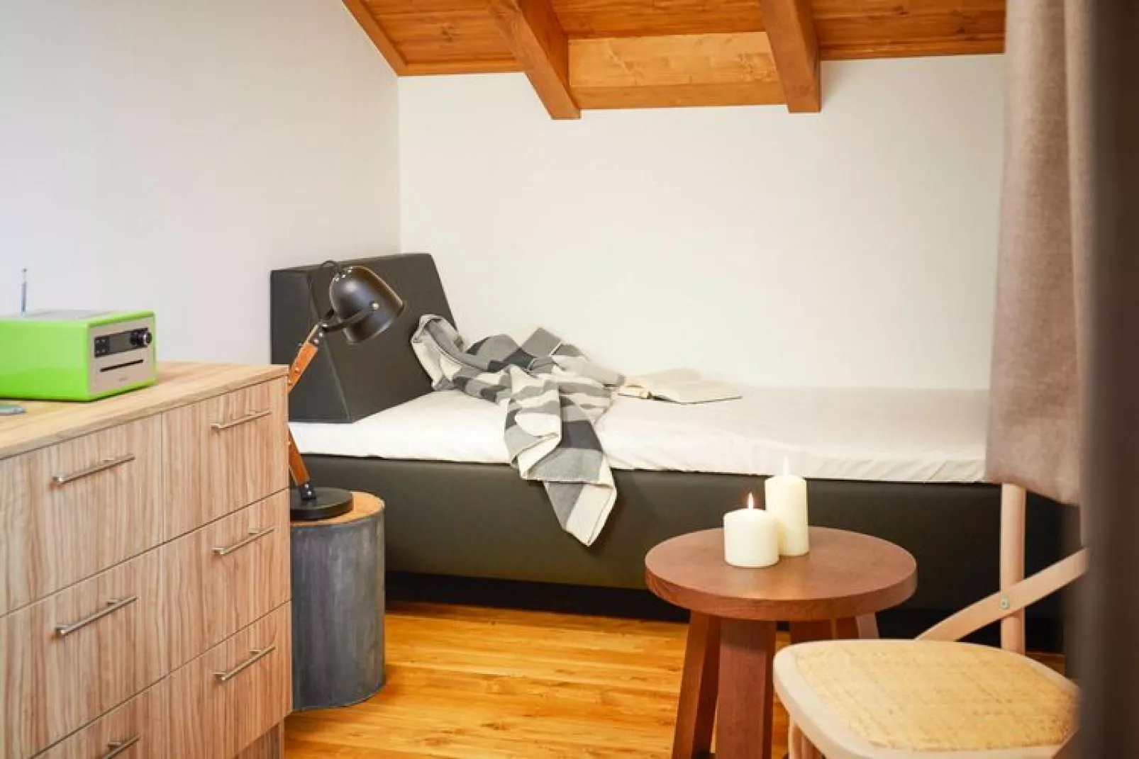 Premiumchalet bis 2 Pers-Slaapkamer