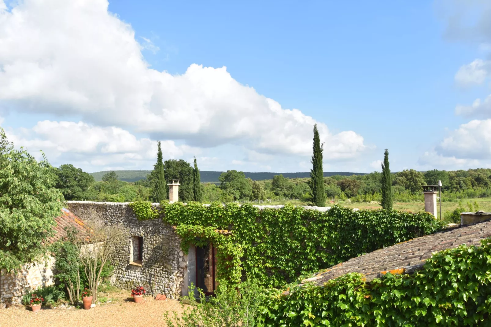 Domaine de Lavit-Uitzicht zomer