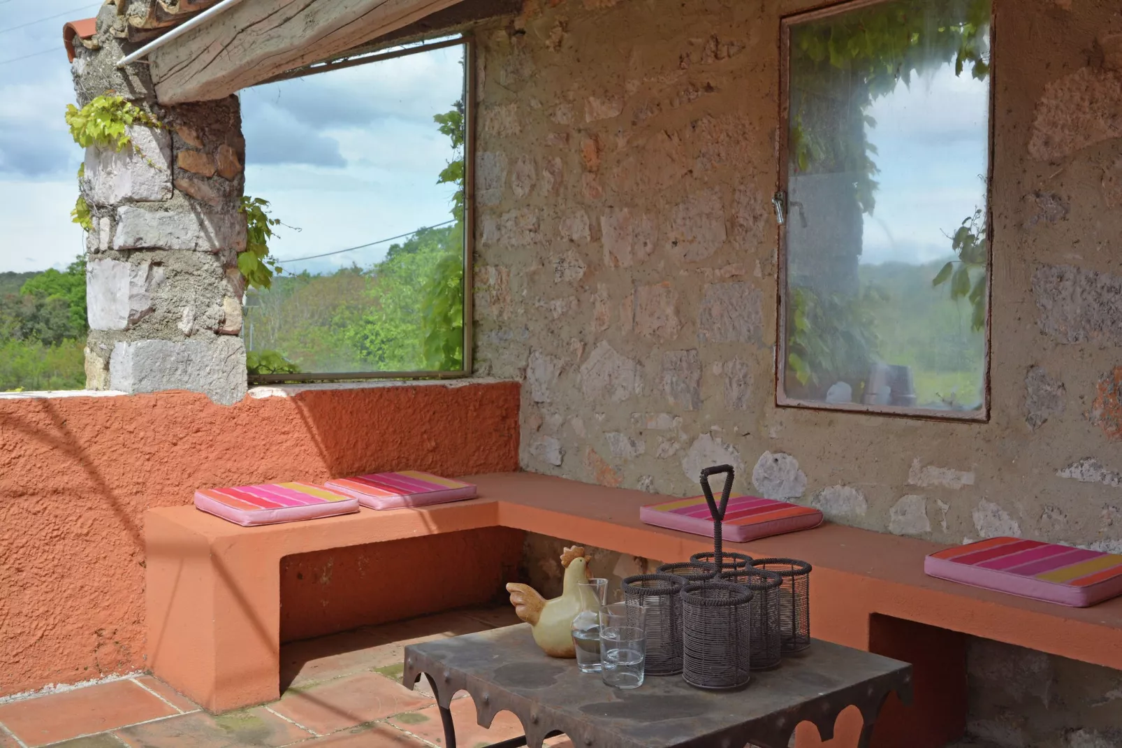 Domaine de Lavit-Terrasbalkon