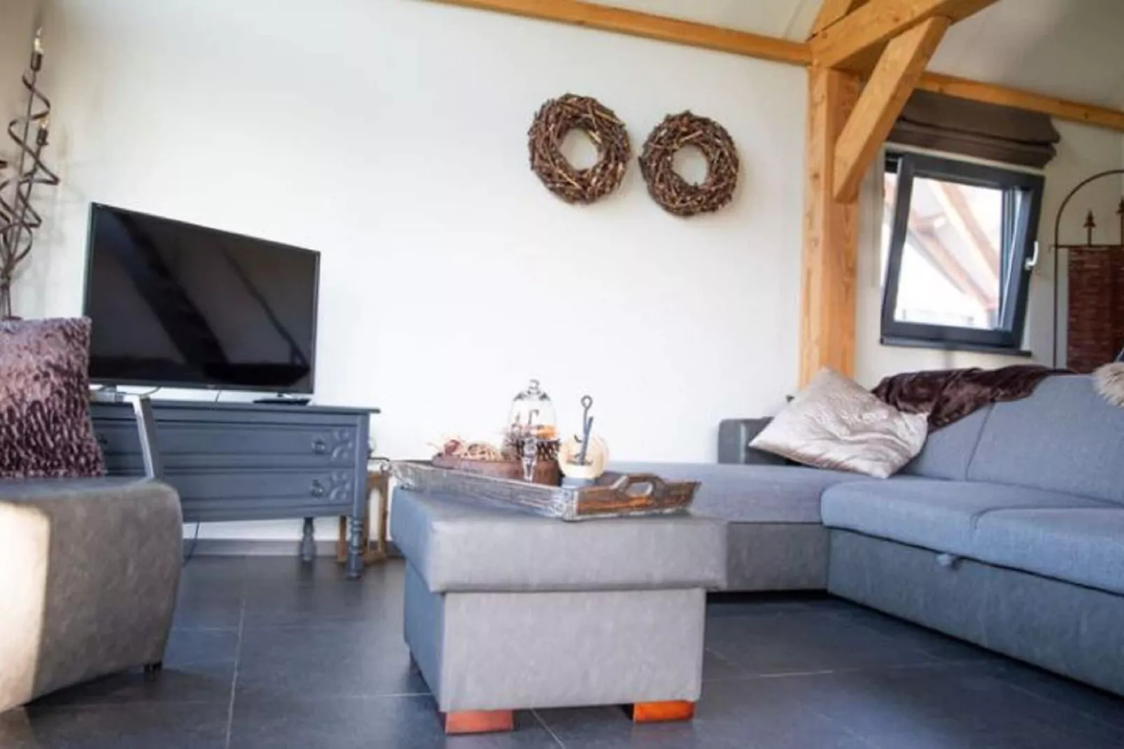 Droomeind Villa Brocante-Woonkamer
