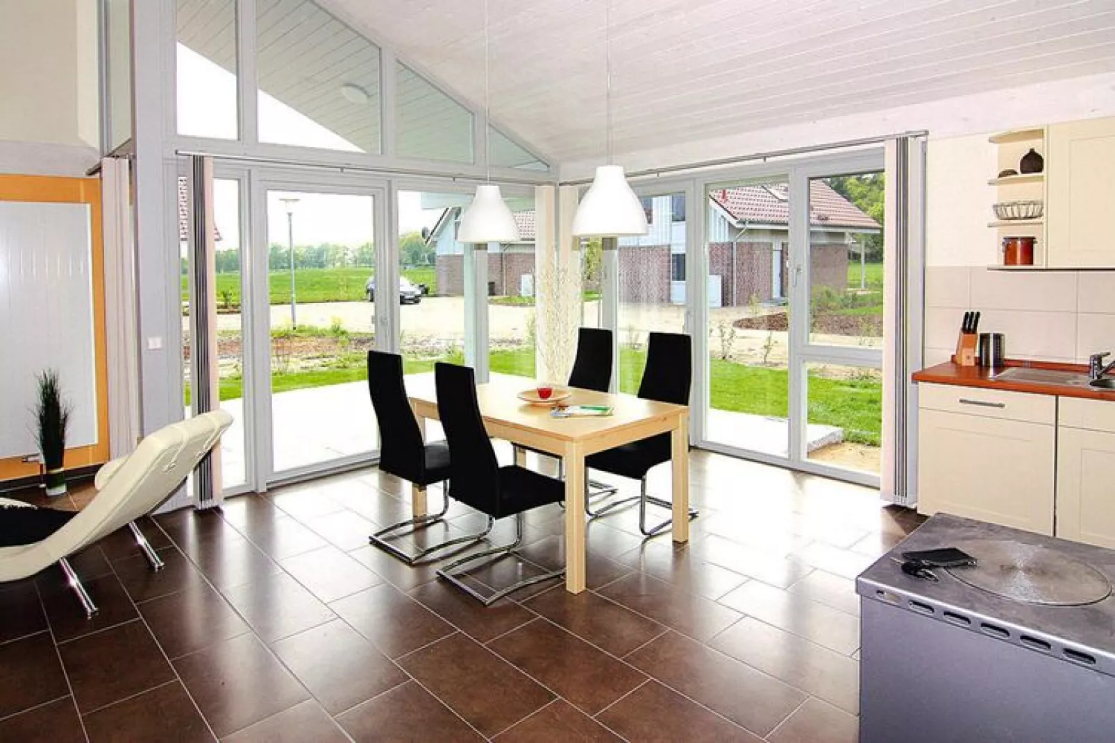 Ferienhaus in Röbel an der Müritz-Woonkamer