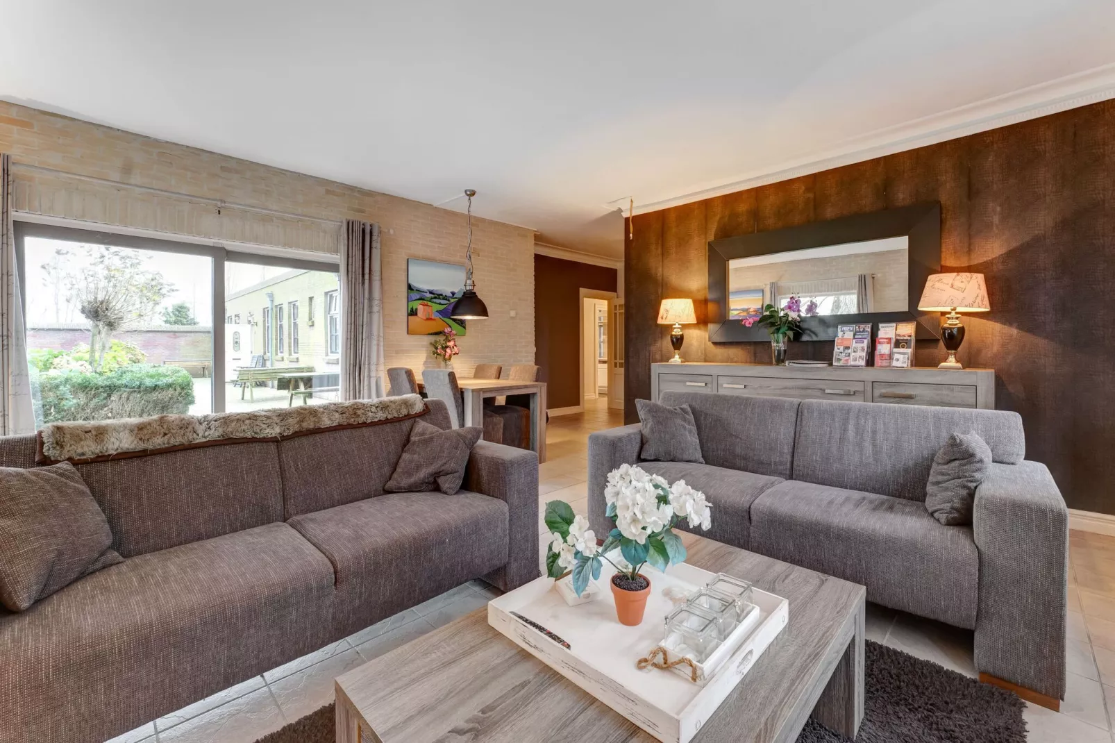 Landgoed Anna's Parck - familie appartement - Woonkamer
