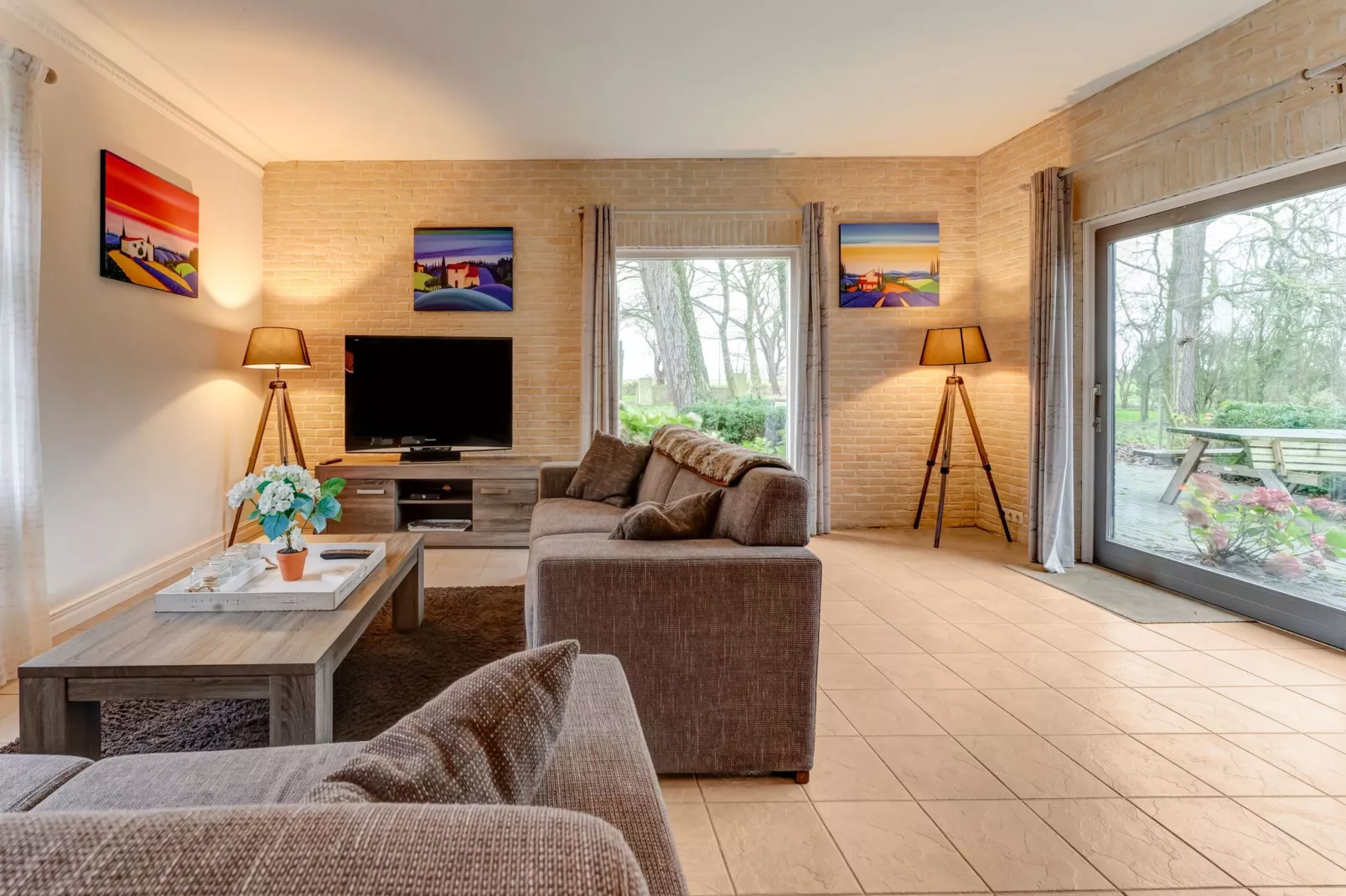 Landgoed Anna's Parck - familie appartement - Woonkamer