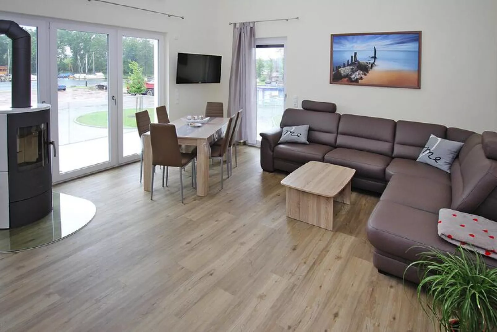 Apartment Hafenflair / Haus 1 OG-Wohnung 3 1-3 Personen-Woonkamer
