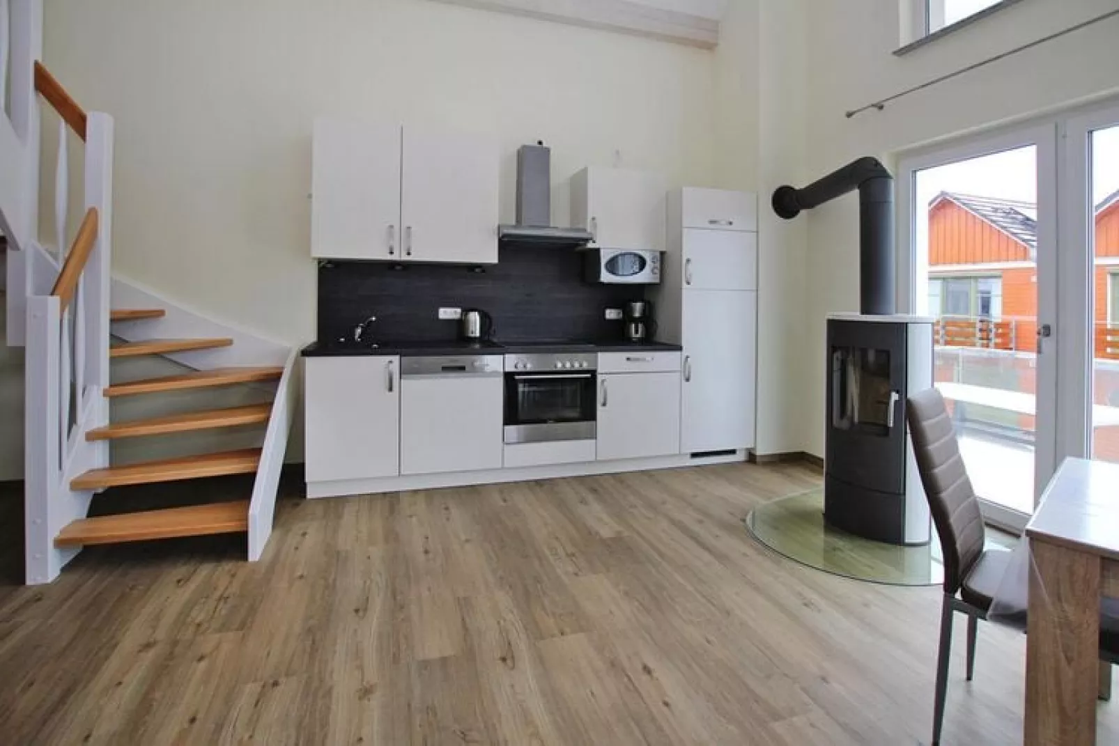 Apartment Hafenflair / Haus 1 OG-Wohnung 3 1-3 Personen-Woonkamer
