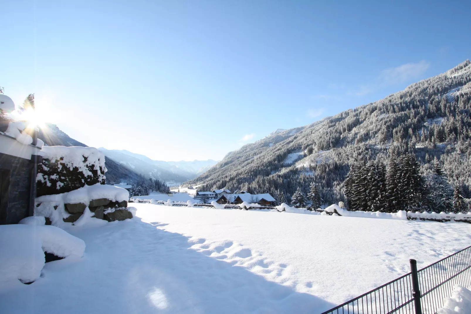 Appartement Geisstein-Uitzicht winter