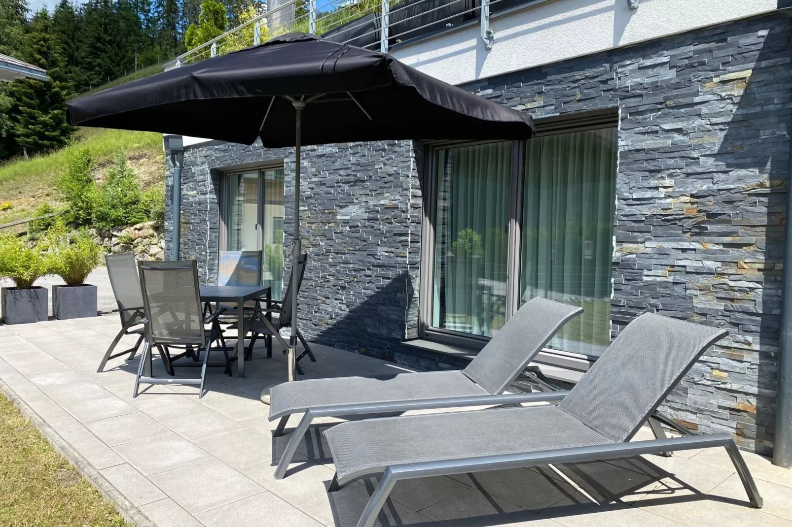 Appartement Geisstein-Terrasbalkon