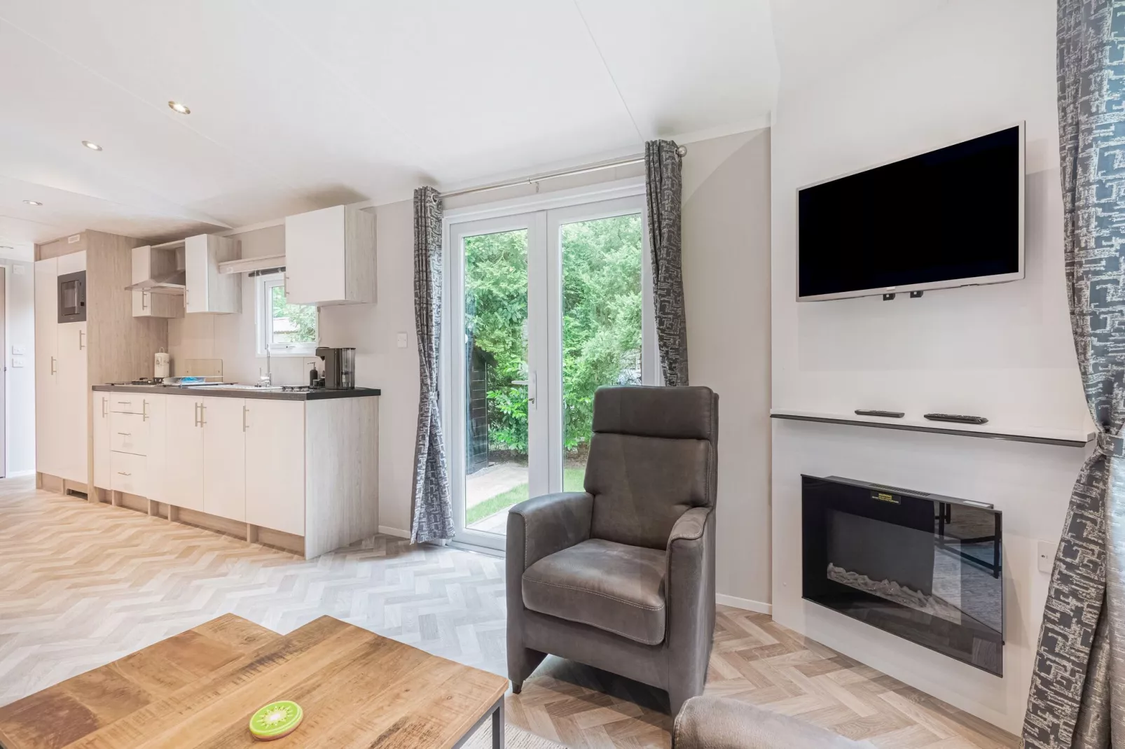Chalet in Vledder-Woonkamer
