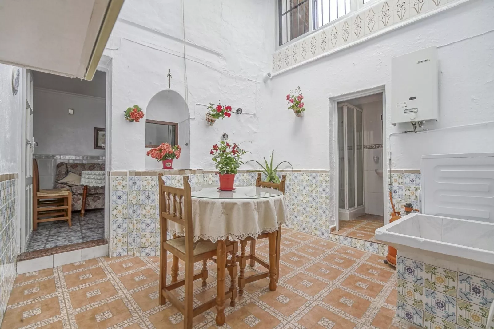 CASA DE PUEBLO ANDALUZA SIERRA SEVILLA-Terrasbalkon