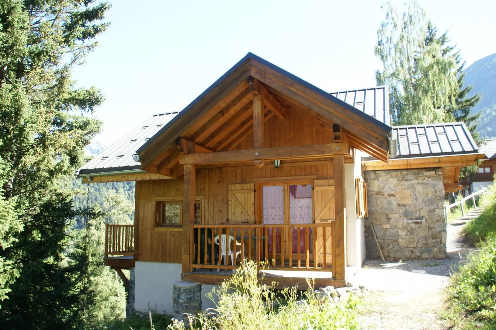 Chalet - Oz-en-Oisans-Terrasbalkon