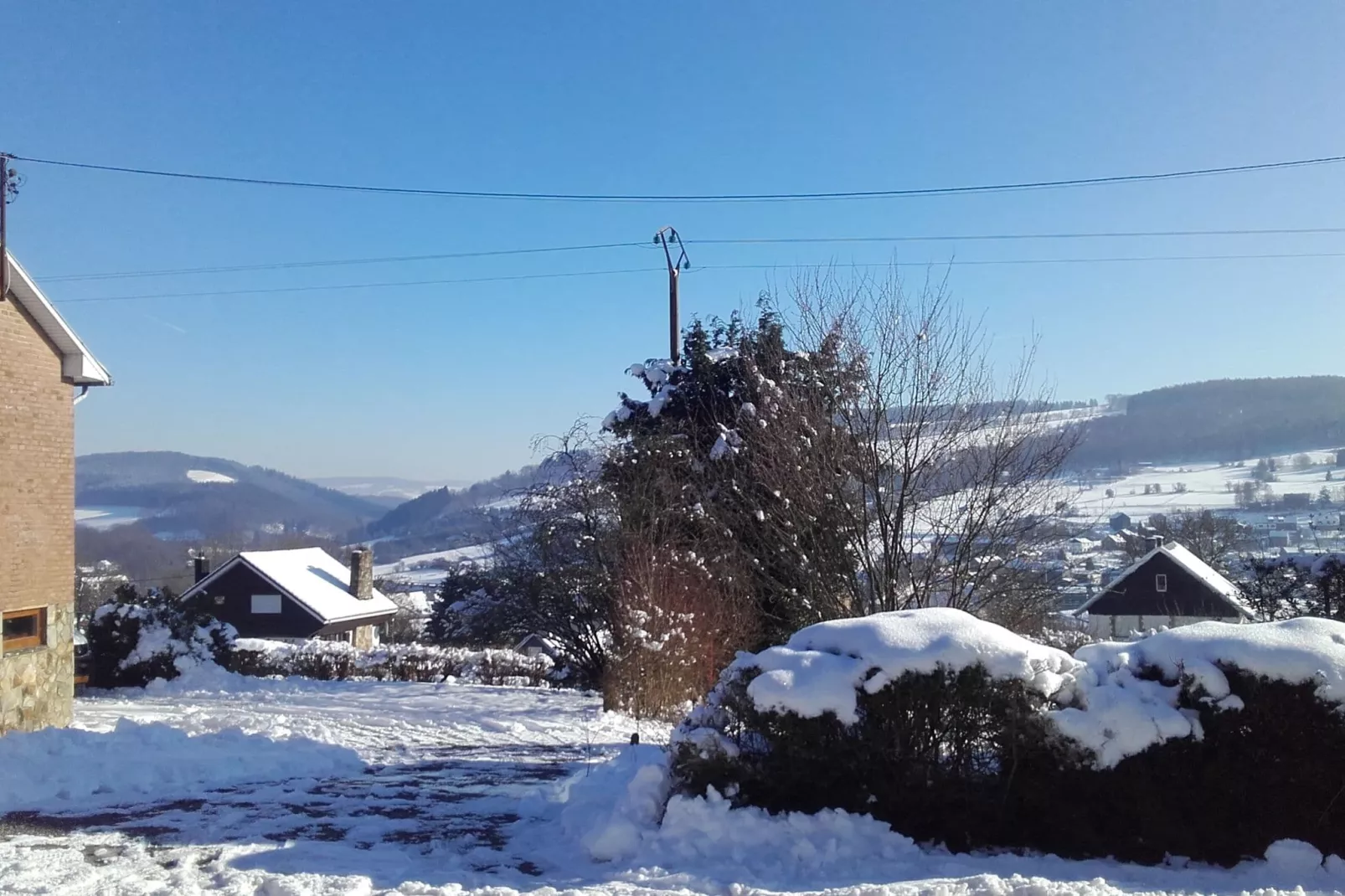 Borzeux-Uitzicht winter