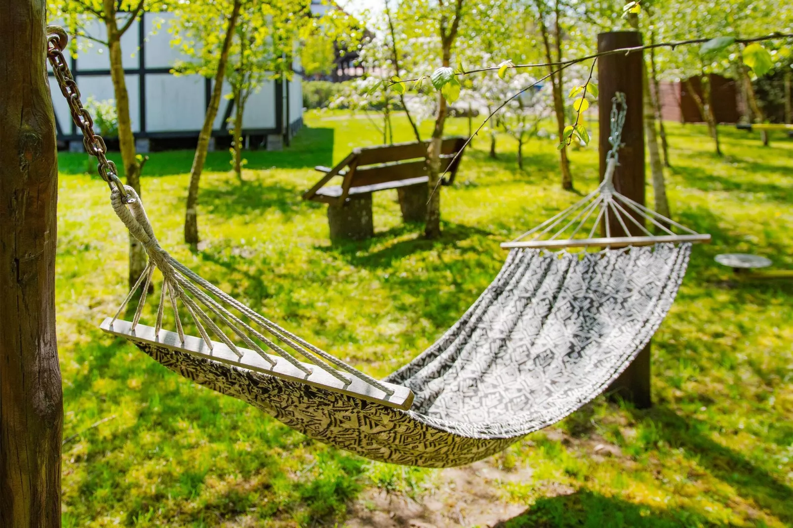 Apartament Darłowo-Tuinen zomer