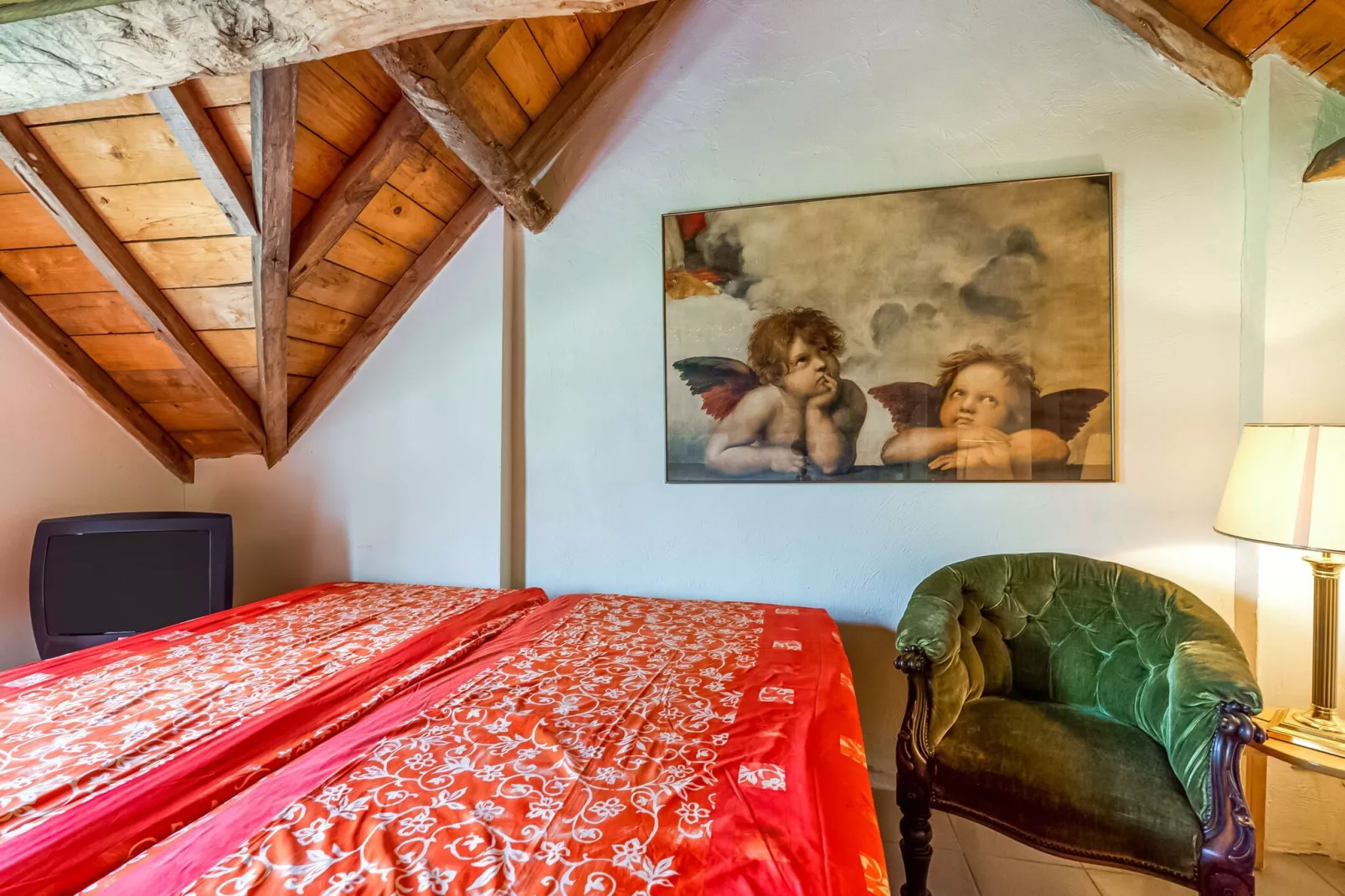 In de oude Bedstee-Slaapkamer