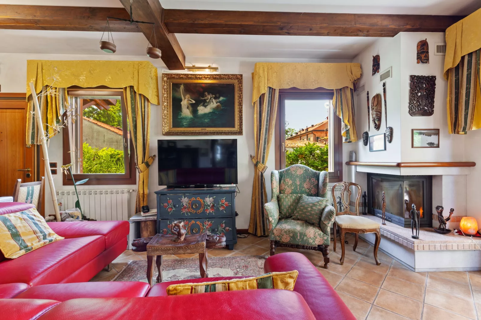 Villa Pratolina agli Alberoni - Woonkamer