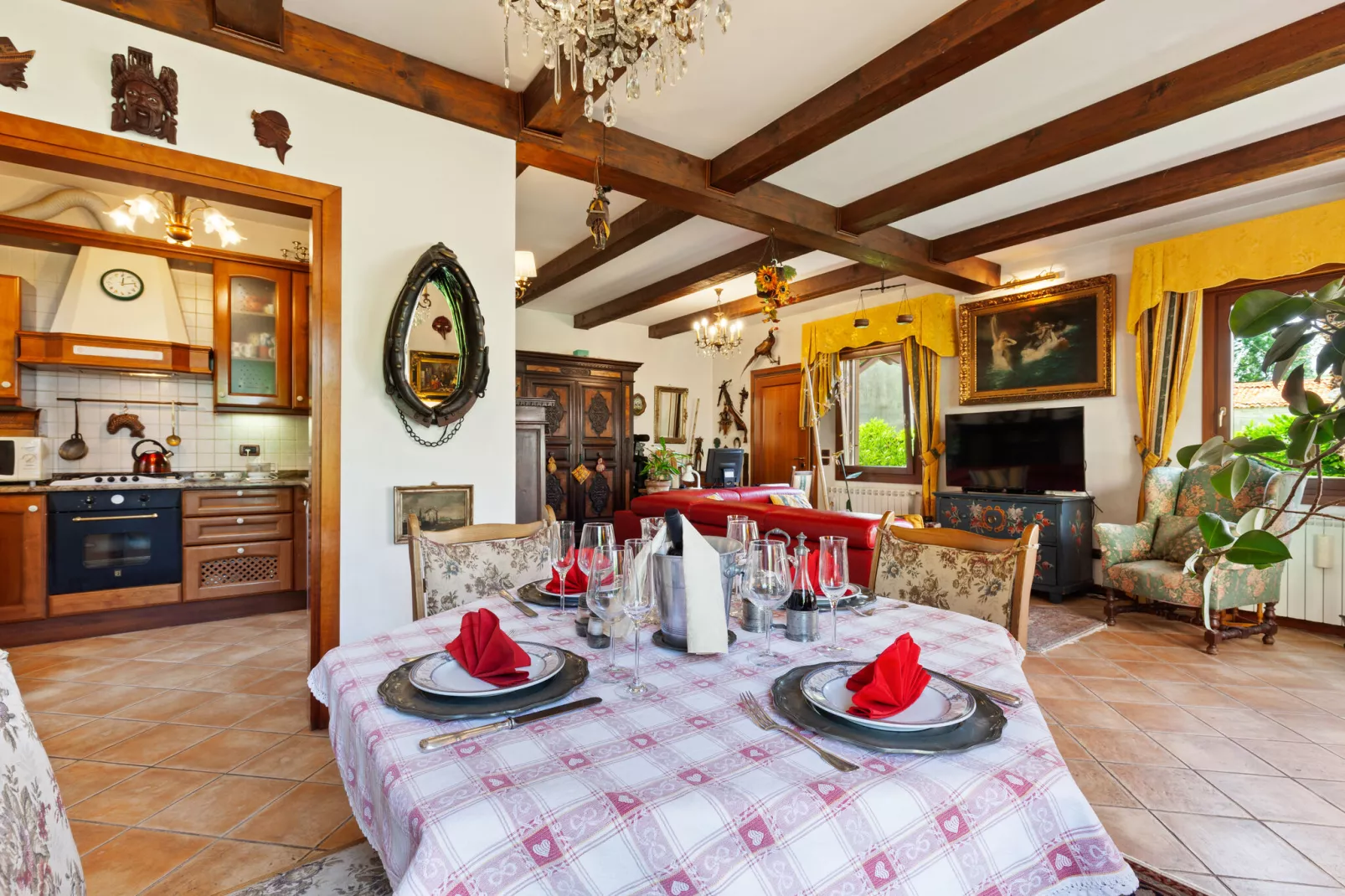 Villa Pratolina agli Alberoni - Eetkamer