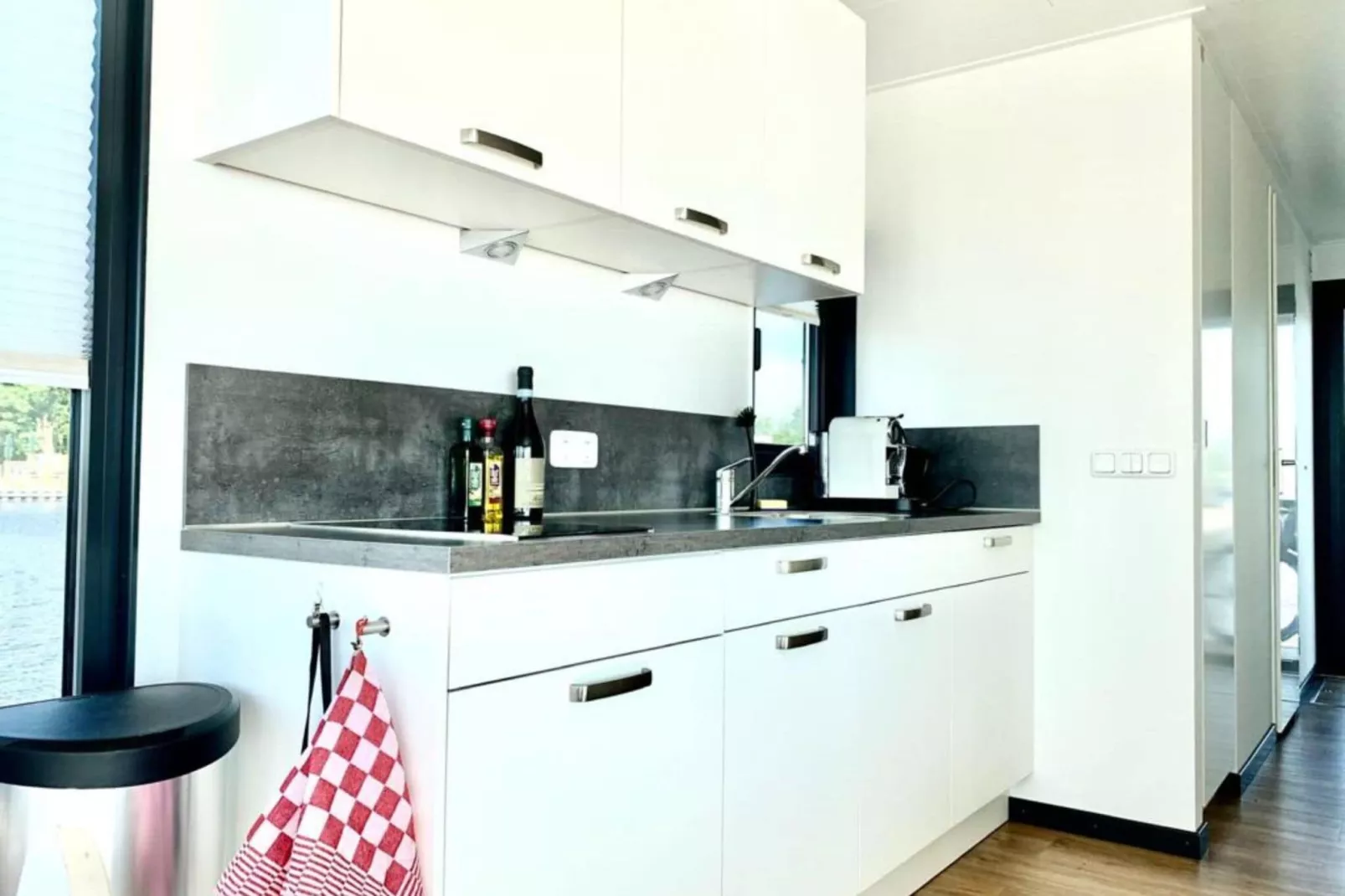 Houseboat Earrebarre - Paviljoenwei 1 - Offingawier-Keuken