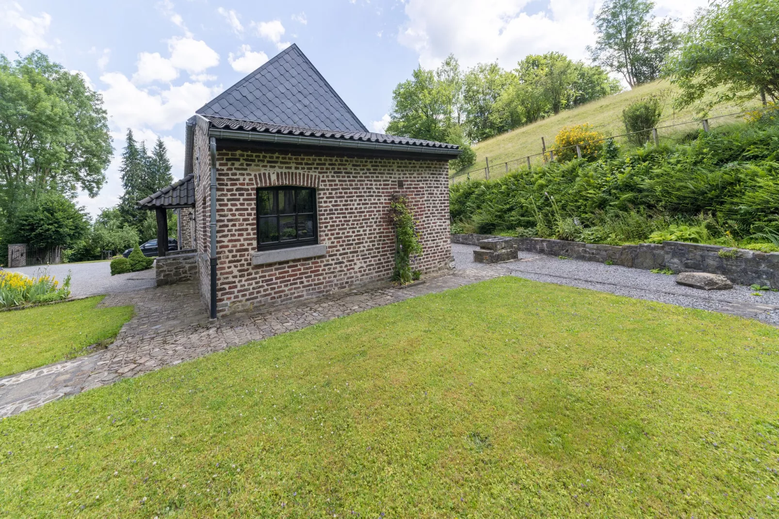 La Ferme Authentique-Tuinen zomer