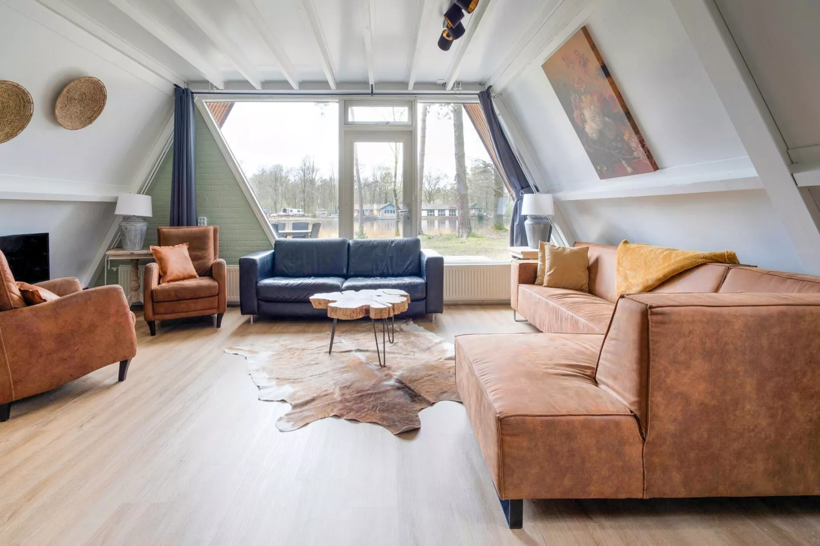 Bungalow 64 en 65-Woonkamer