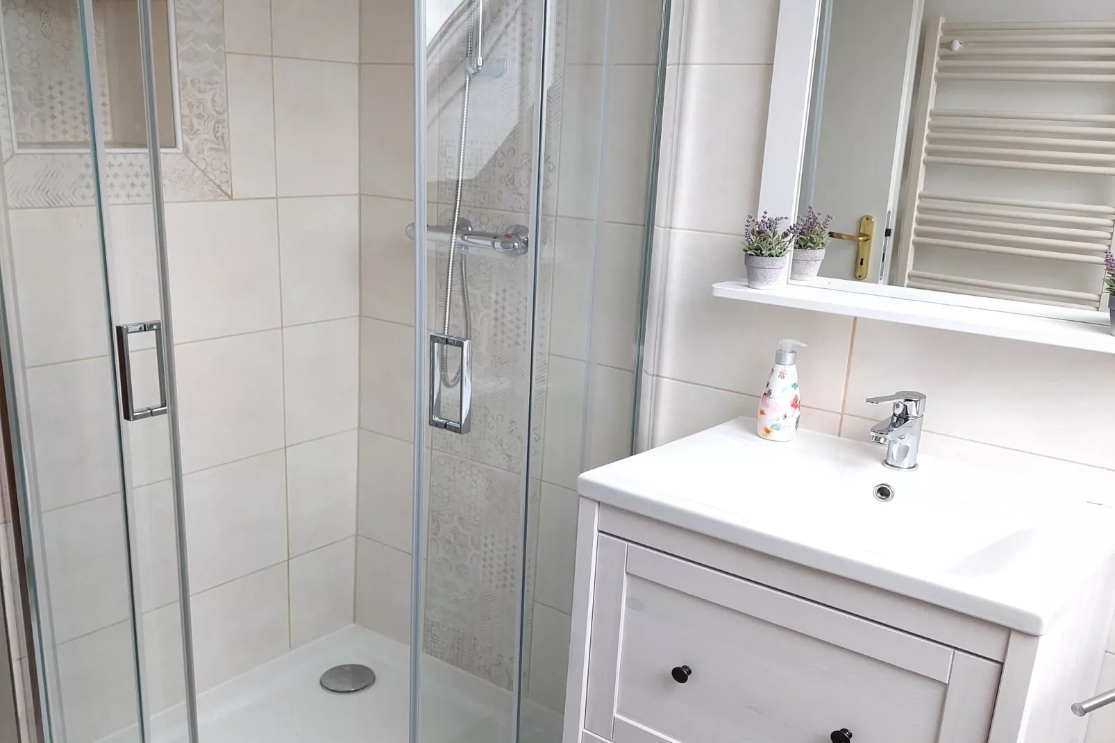 Ferienwohnung Brandenburg - Ziesar-Badkamer