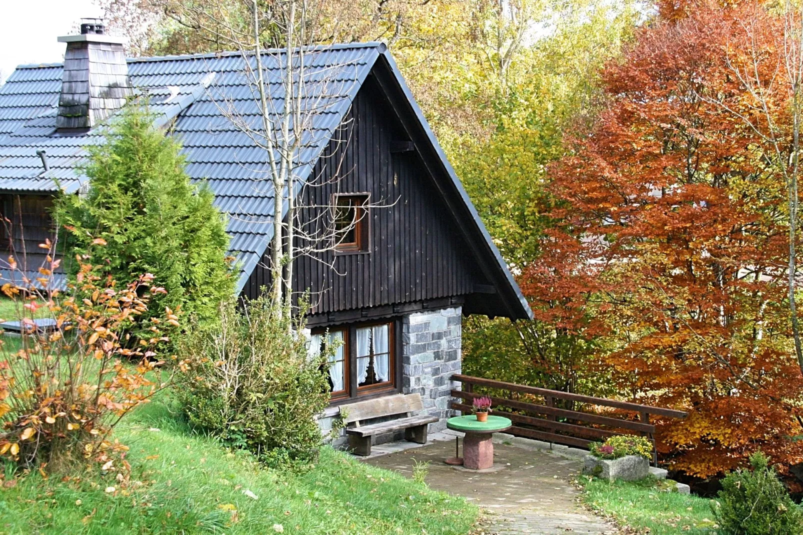 Alte Mühle-Buitenkant zomer