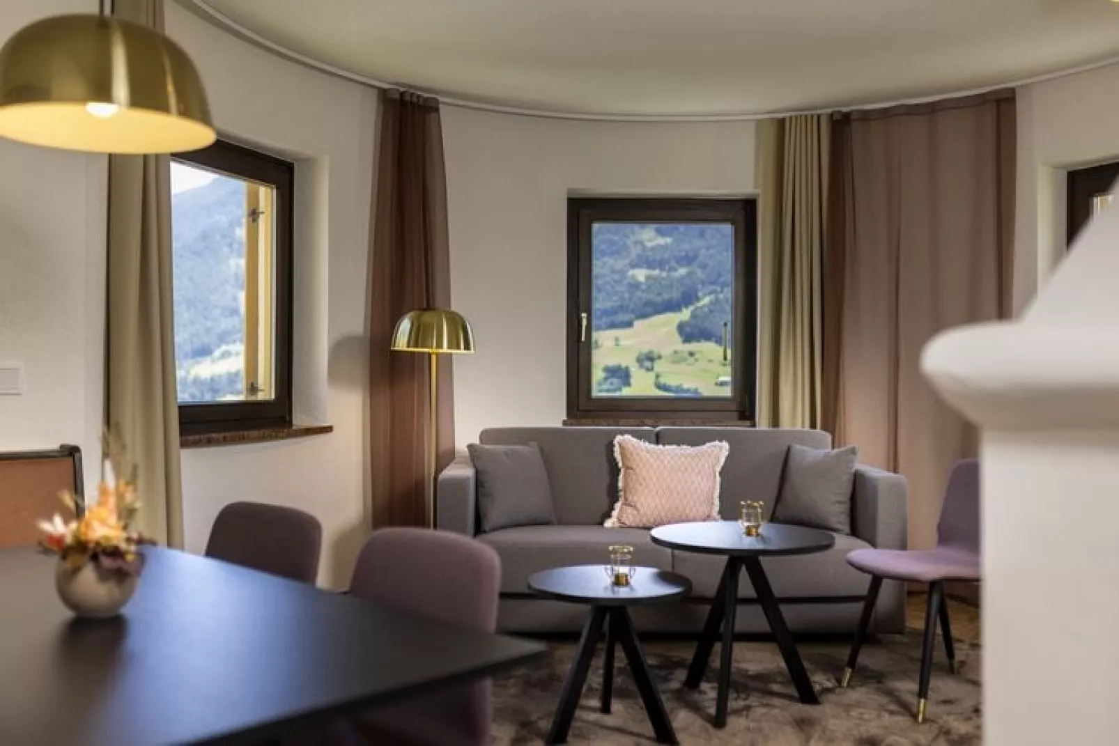 Apart Hotel Goldried - 4 Personen-Woonkamer