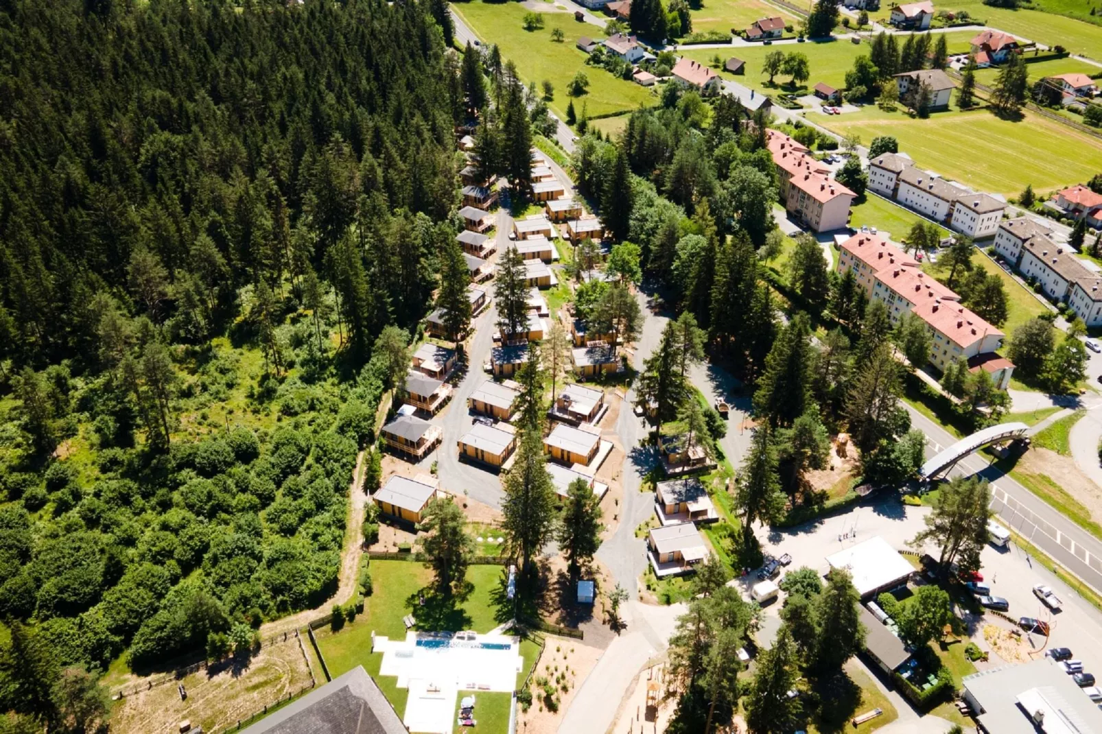 Resort Pressegger See 2-Gebieden zomer 1km